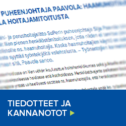 SuPer tiedottaa, vaikuttaa ja ottaa kantaa - SuPer